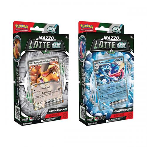 POKEMON POKEMON (Multipli 2) 2 Mazzi EX Kanga Skhan e Greninja Gioco di carte Collezionabili In blister (x cm) ITA…x2